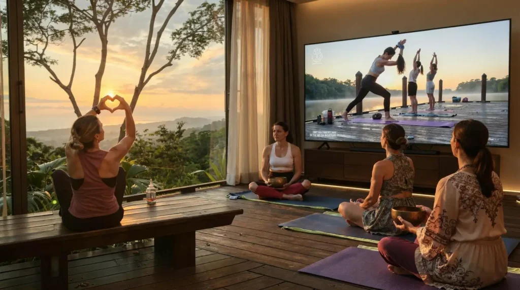 What Is the Difference Between Booking an Online and In-Person Yoga Class?